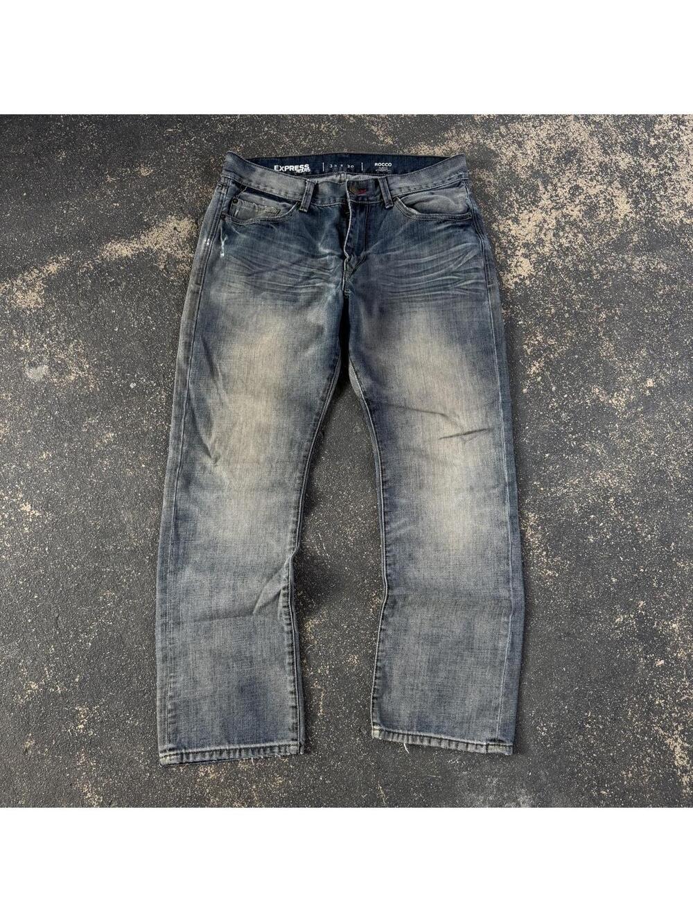 Vintage Faded Y2K Express Low Rise Jeans